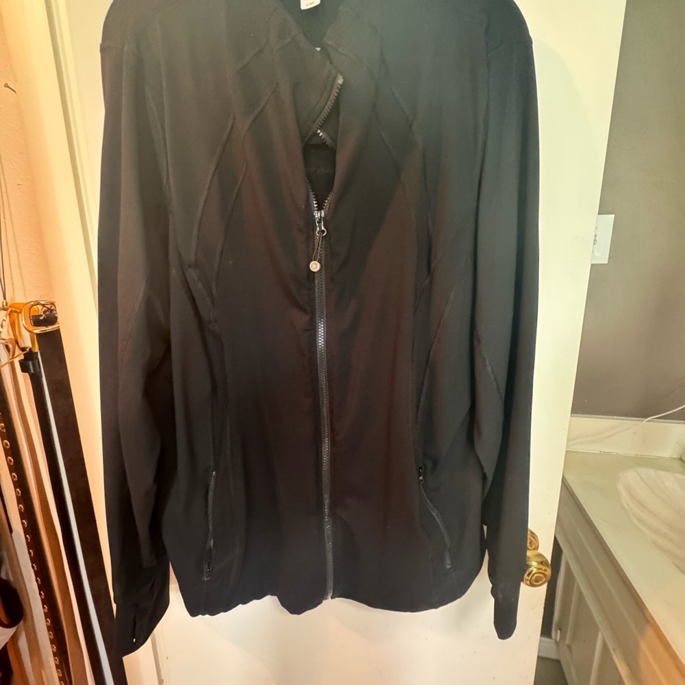 90 Degree By Reflex Black Zip-Up Active Jacket - 2X - Picture 2 of 6